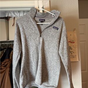 Patagonia Women’s Better Sweater 1/4-Zip Birch White - Medium